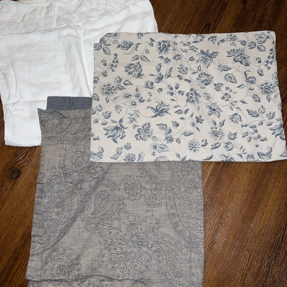 Set of 3 Individual King Size Pillowcases - Picture 2 of 13